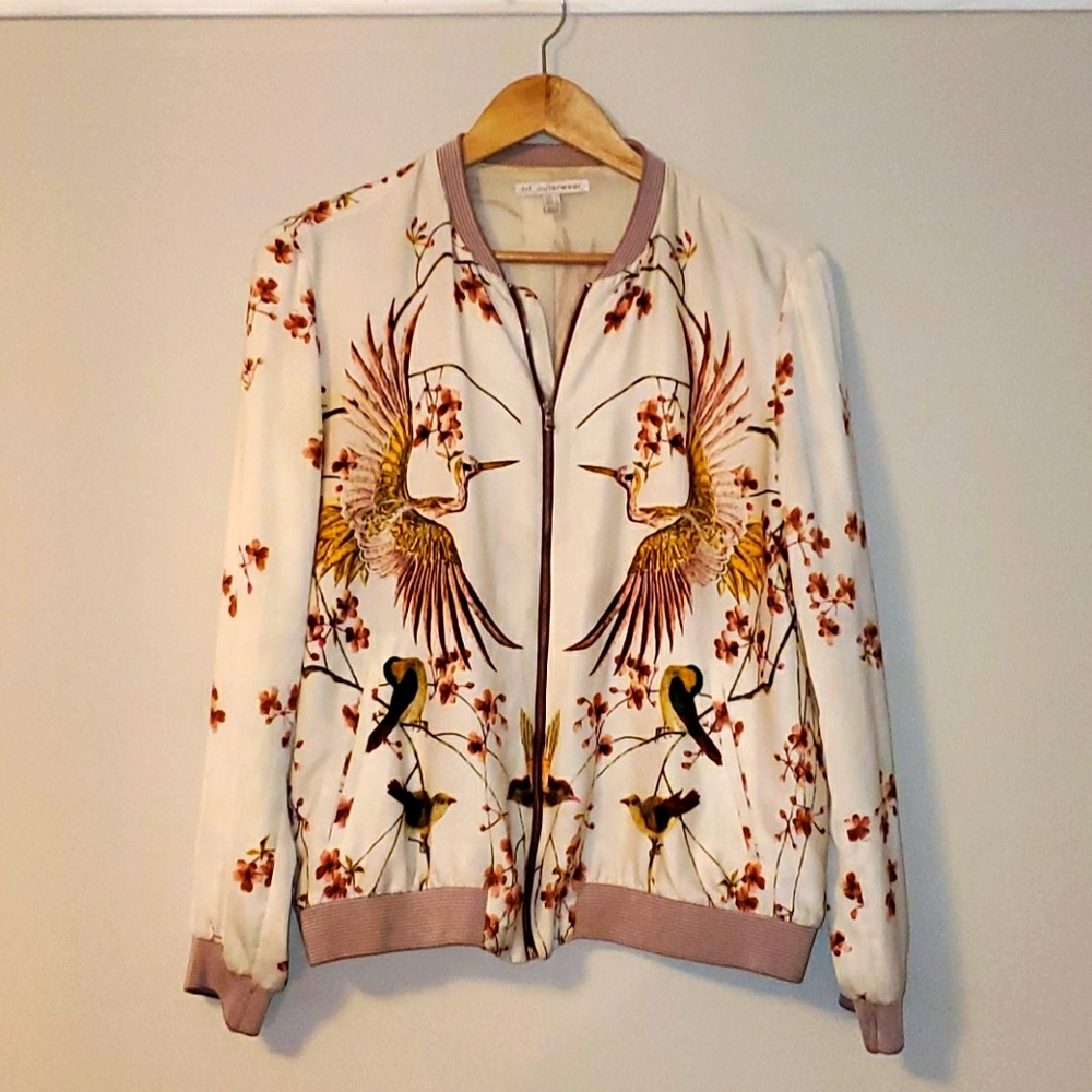 Zara Print Bomber Jacket